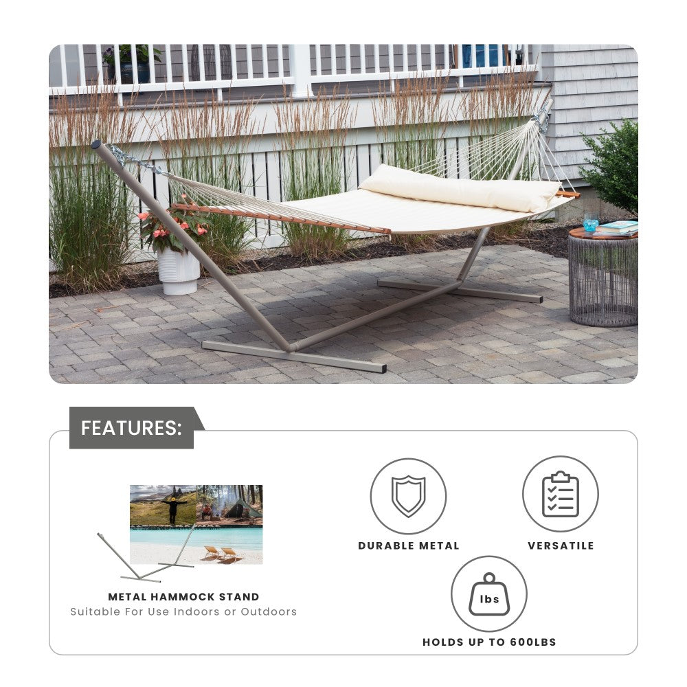 Metal Patio Hammock Stand for Double Hammock