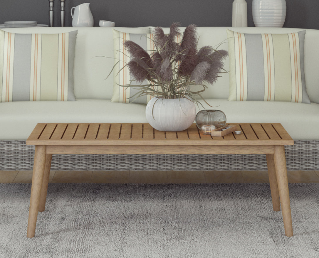 Indoor Coffee Table - Brown Wood