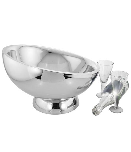 Slant Champagne Bowl - Plain & Shiny