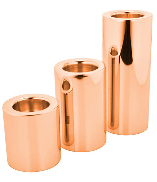 Wall Round Candle Holder - Golden & Shiny