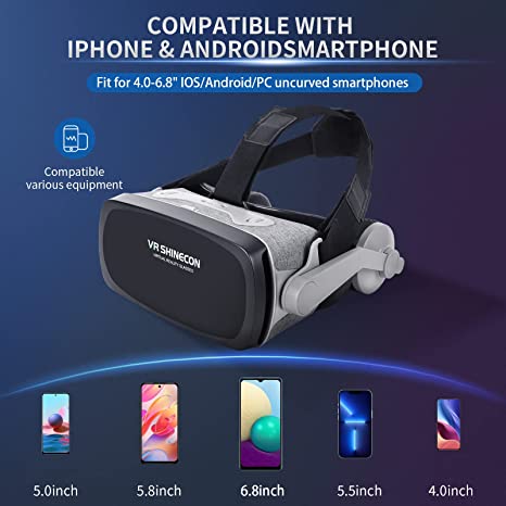 VR Headsets, Virtual Reality Headsets, 3D VR Goggles, Play VR Games, Watch 3D Movies