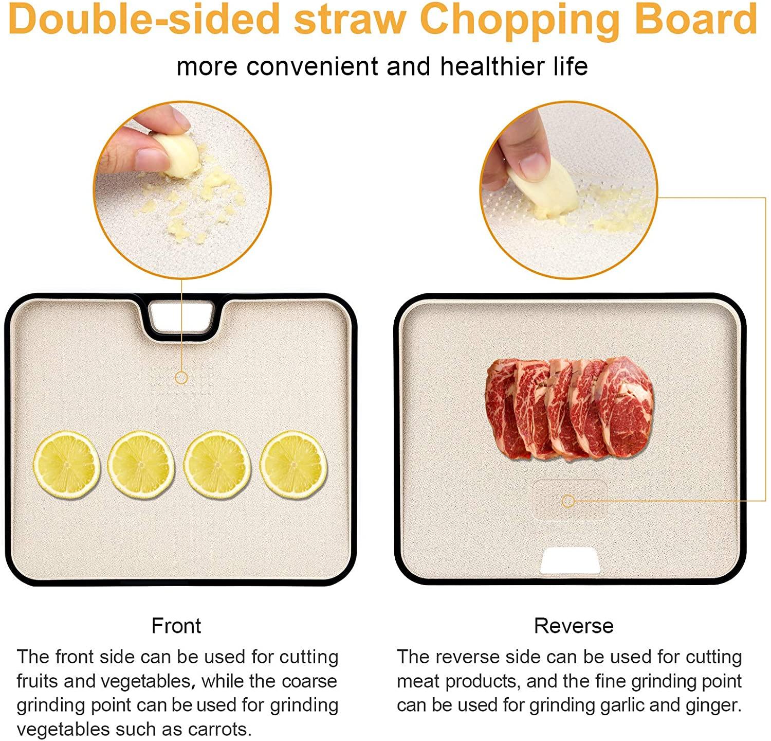 2 Sided Cutting Board With Handle