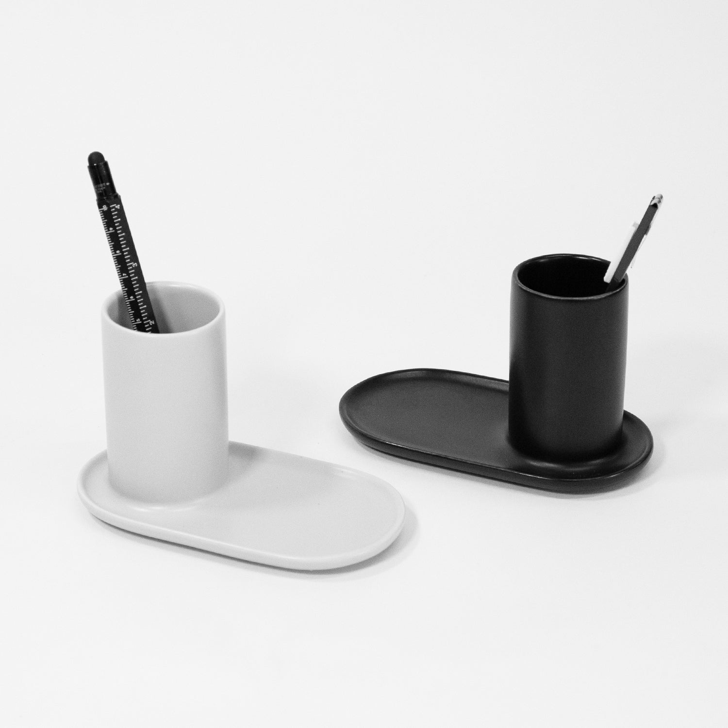 Minimalist Ceramic Pencil Cup