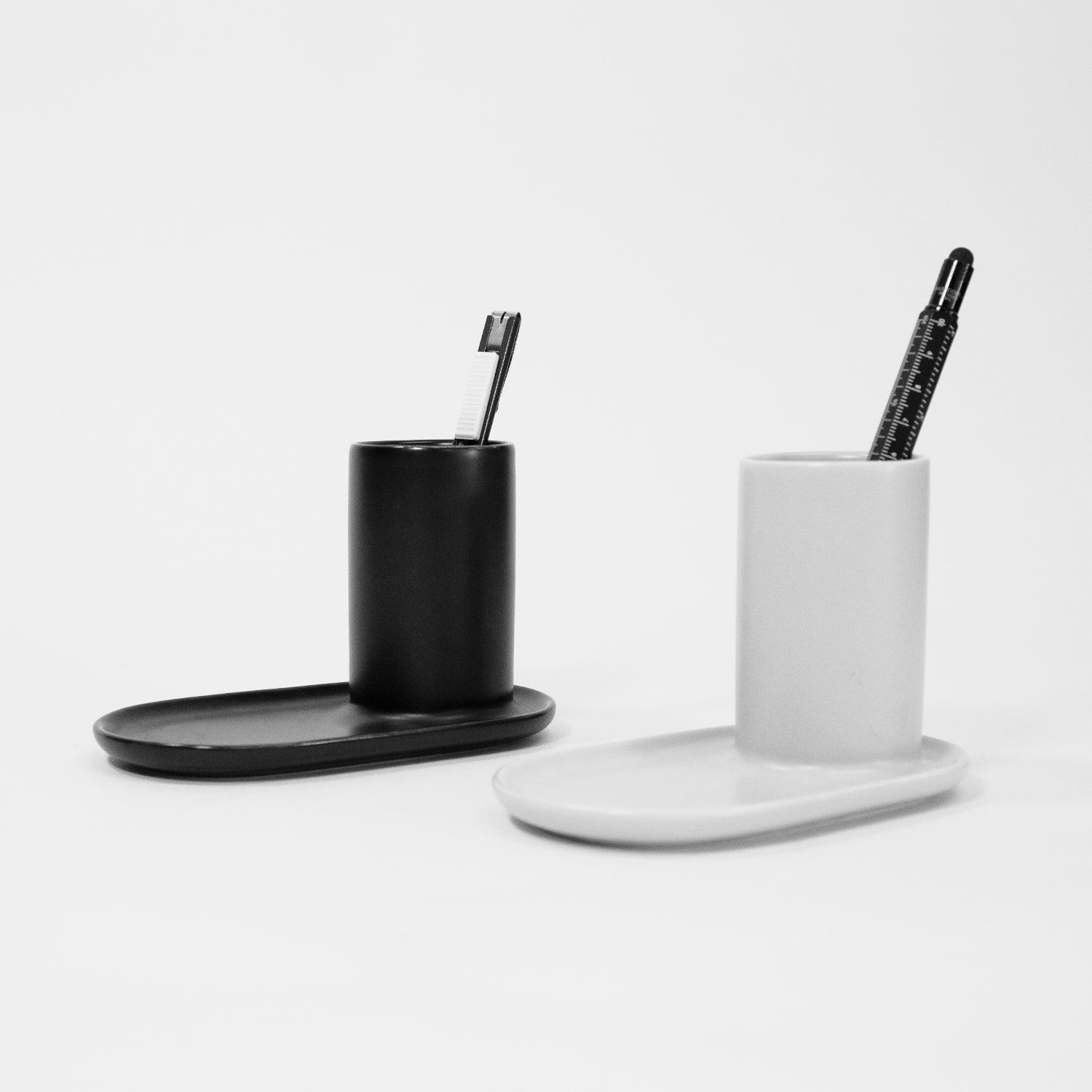 Minimalist Ceramic Pencil Cup