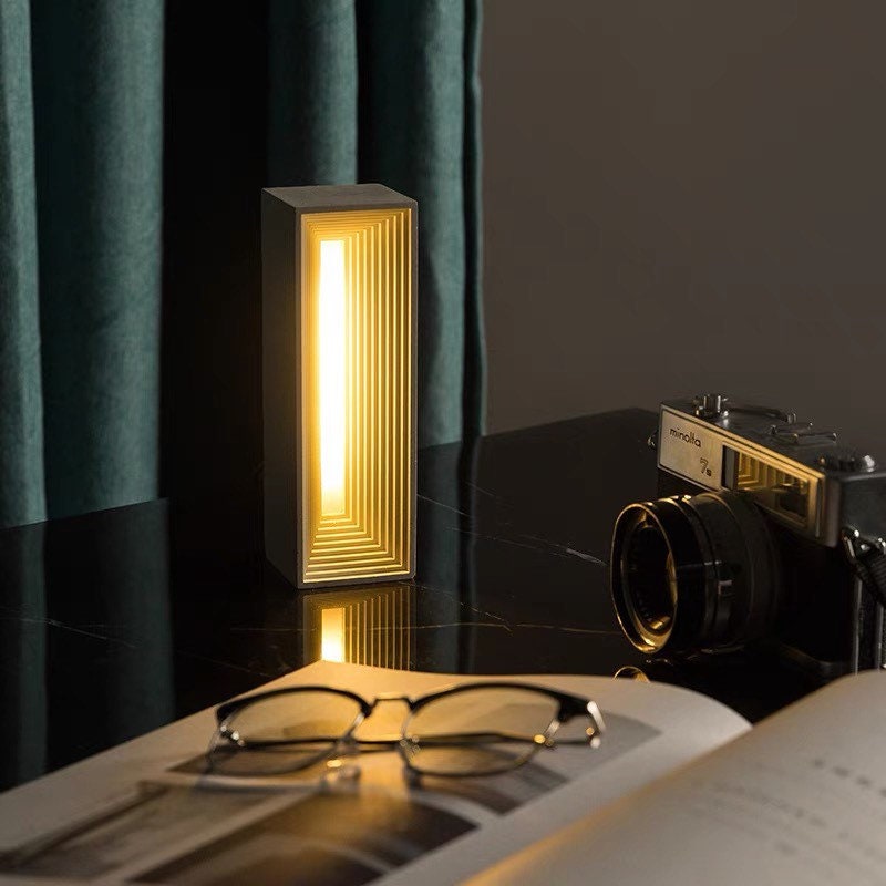 Concrete Table Lamp