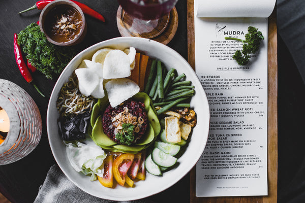 a bowl of foods