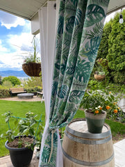 Custom Outdoor Gazebo Print Curtains