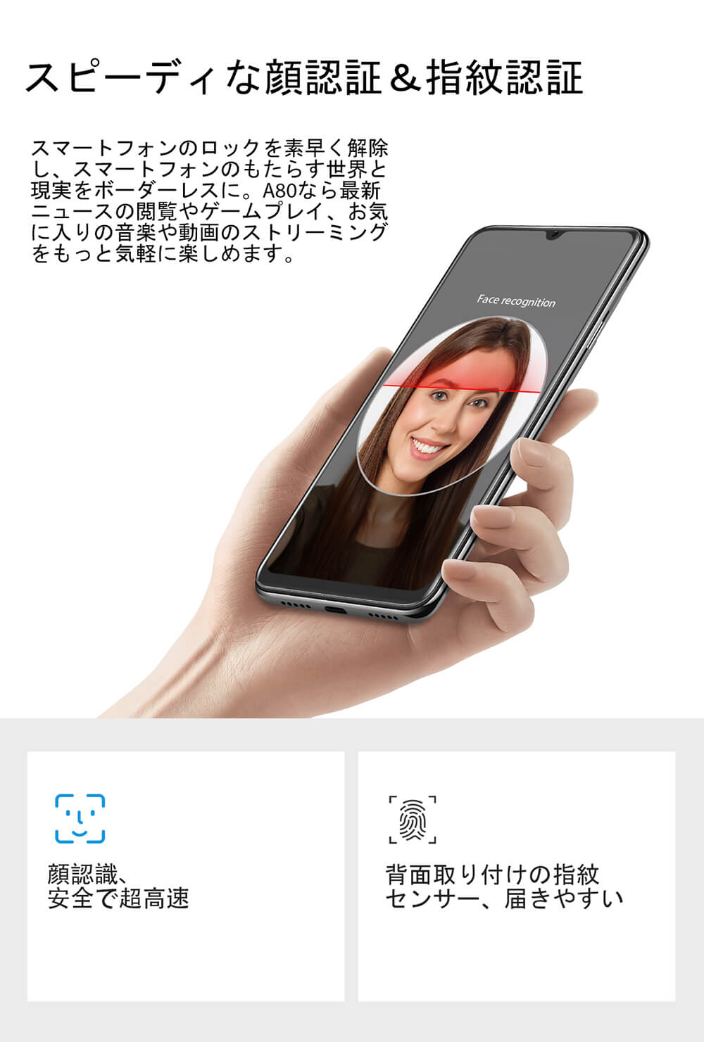 Blackview A80スマートフォン
