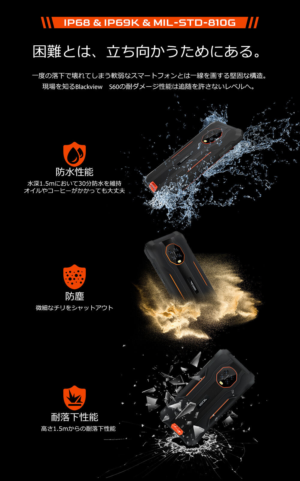 Oscal S60 Rugged Smartphone