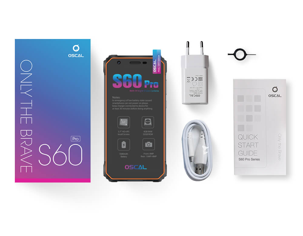 Oscal S60 Proナイトビジョン頑丈なスマートフォン