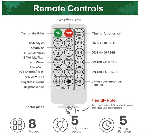 Remote Controls instruction