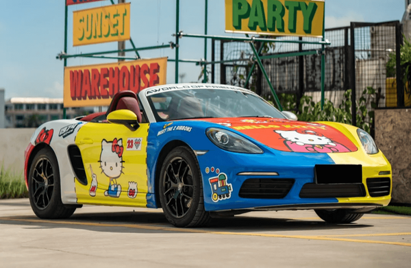 Hello Kitty Car Wrap