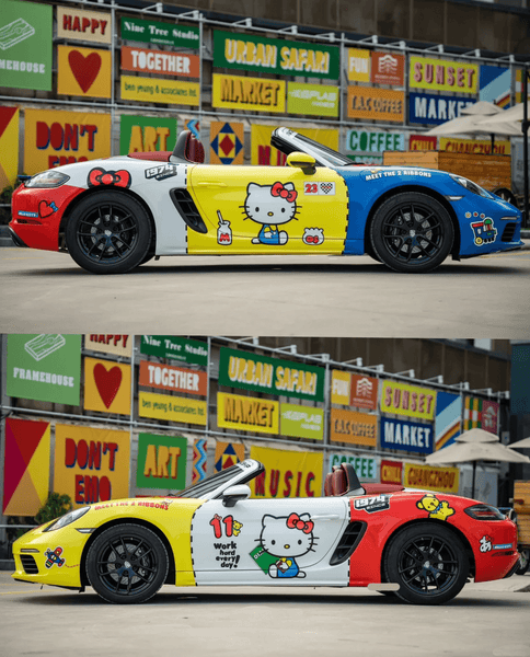 Hello Kitty Car Wrap