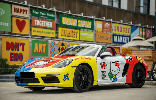 Hello Kitty Car Wrap