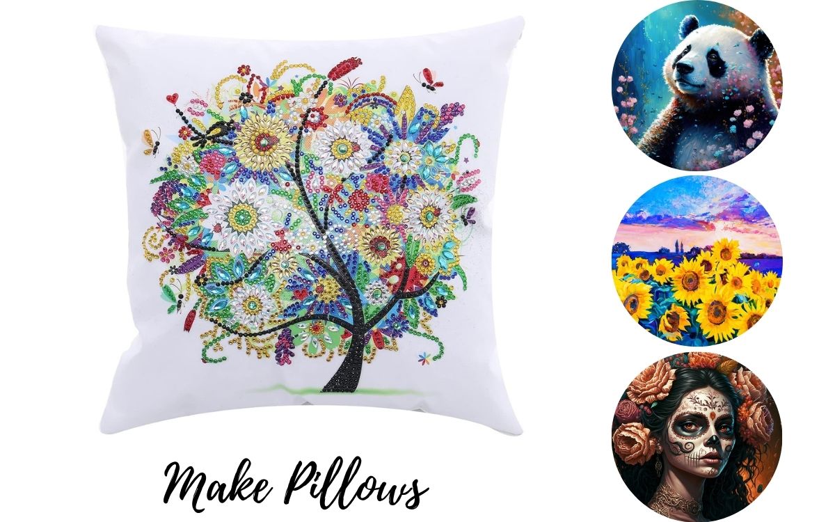 Make diamond painting Pillows