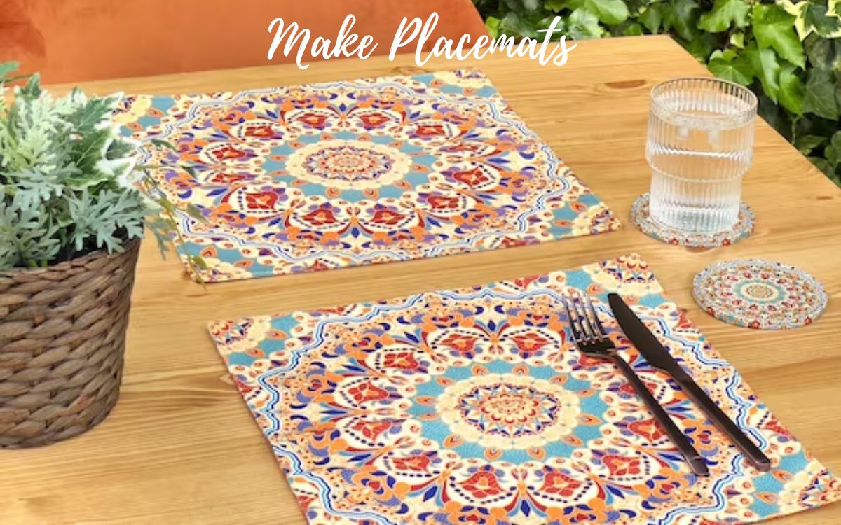 Make diamond painting placemats