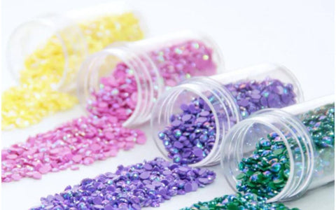 The different color of the diamond art beads