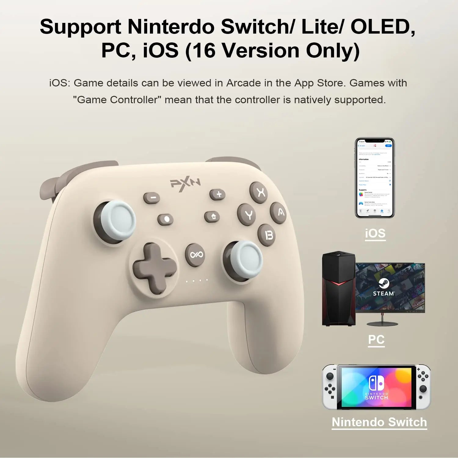 PXN P50 Wireless Bluetooth Gamepad