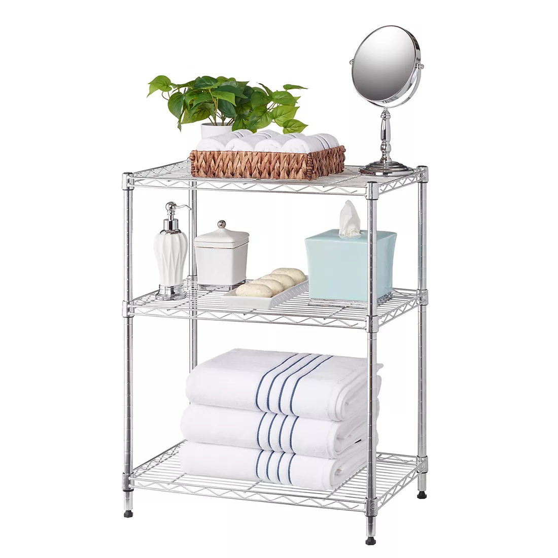 Home Storage Space 3-Tier Rack, 2 pk.