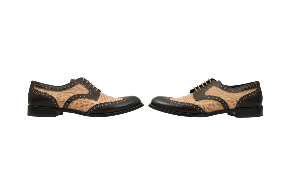 Dolce & Gabbana Two Tone Brown Brogue - Size 39 EU / 9 US