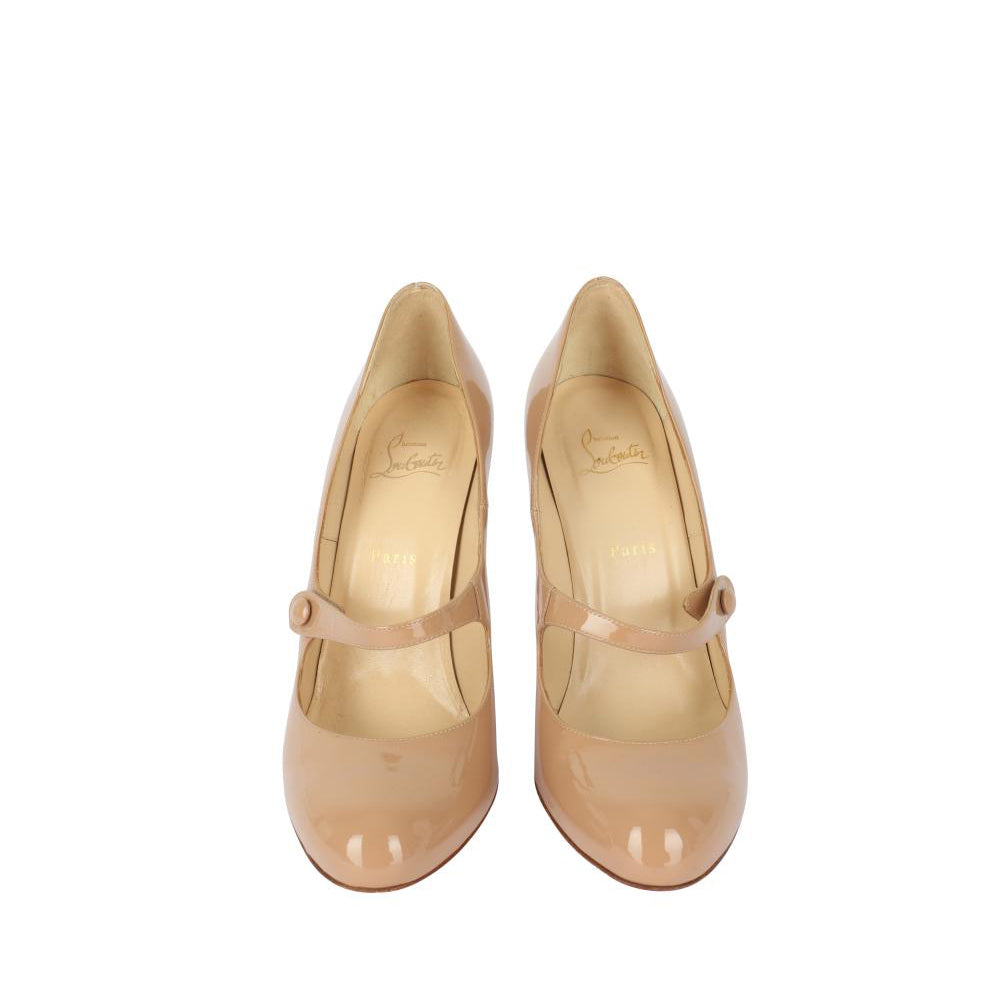 Christian Louboutin Nude Charlene Mary Jane - Size 41.5 EU / 11.5 US