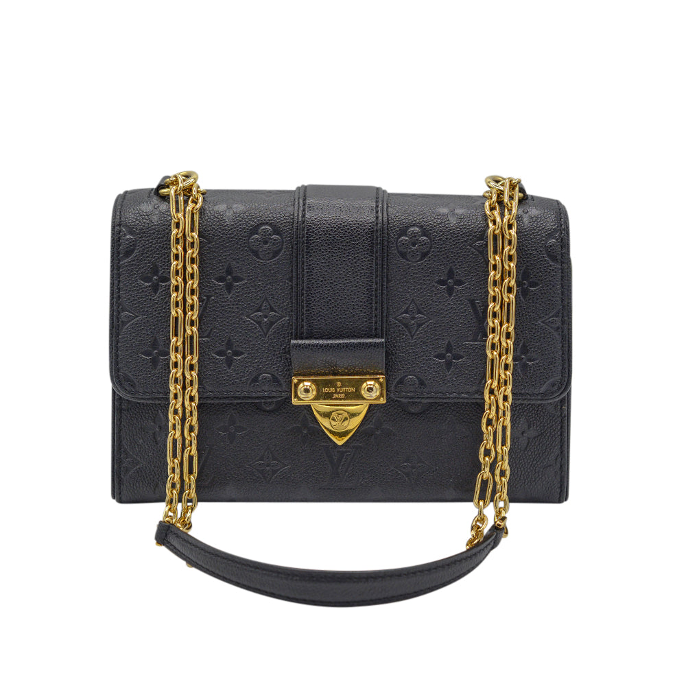 Louis Vuitton Black Monogram Empreinte Saint Sulpice