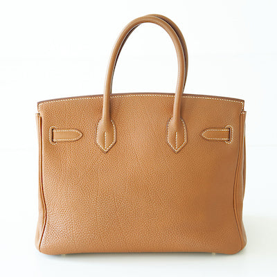 Hermes Clemence Birkin 30 Handbag with Gold Hardware  - Fresh from the Hermes Spa