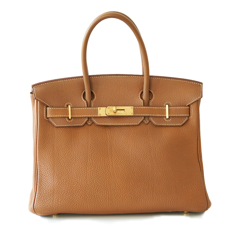 Hermes Clemence Birkin 30 Handbag with Gold Hardware  - Fresh from the Hermes Spa