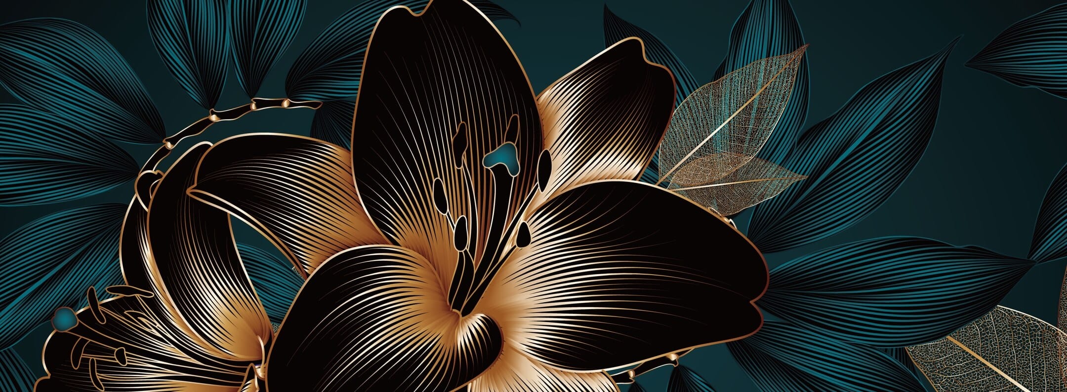 3d-dark-flower-wallpaper-mural