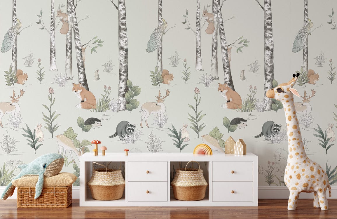 Children's Mural Wallpaper - Kids Room Wall Mural | Ever Wallpaper Design