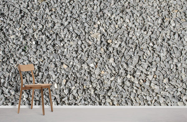 Grey Stone Wallpaper Mural