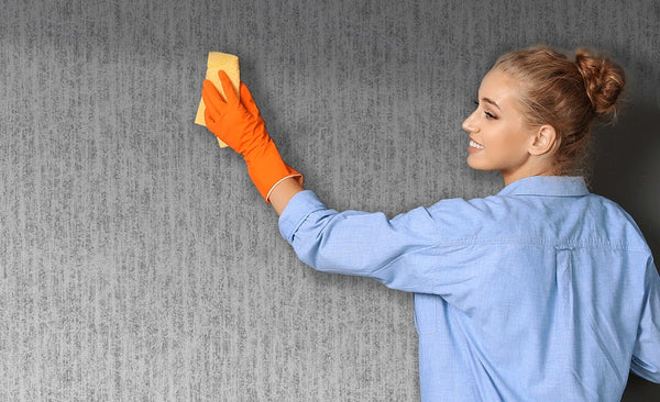 how to clean your wallpaper