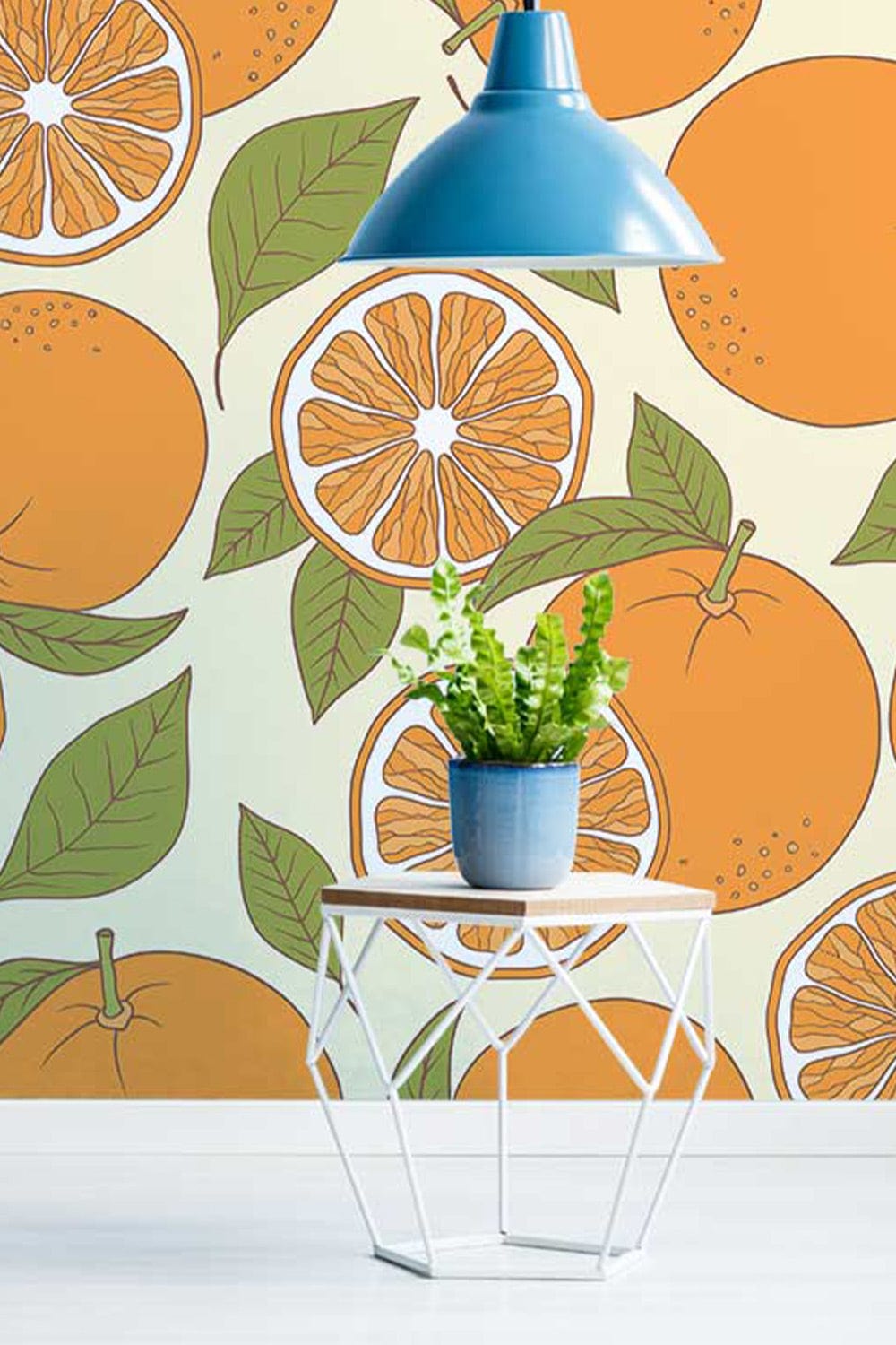 Bright and Cheerful Orange Wallpapers to Liven Up Your Interior