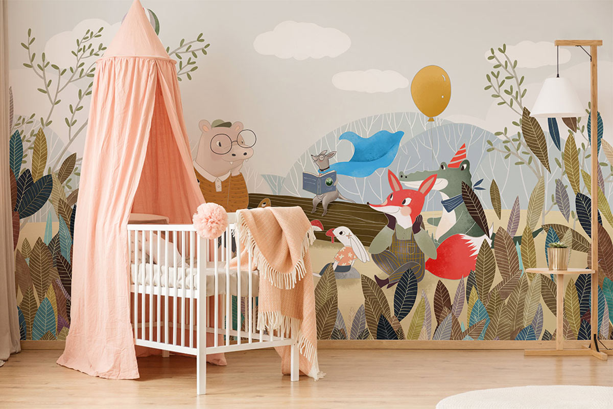 Fantastic nursery wallpapers  TenStickers