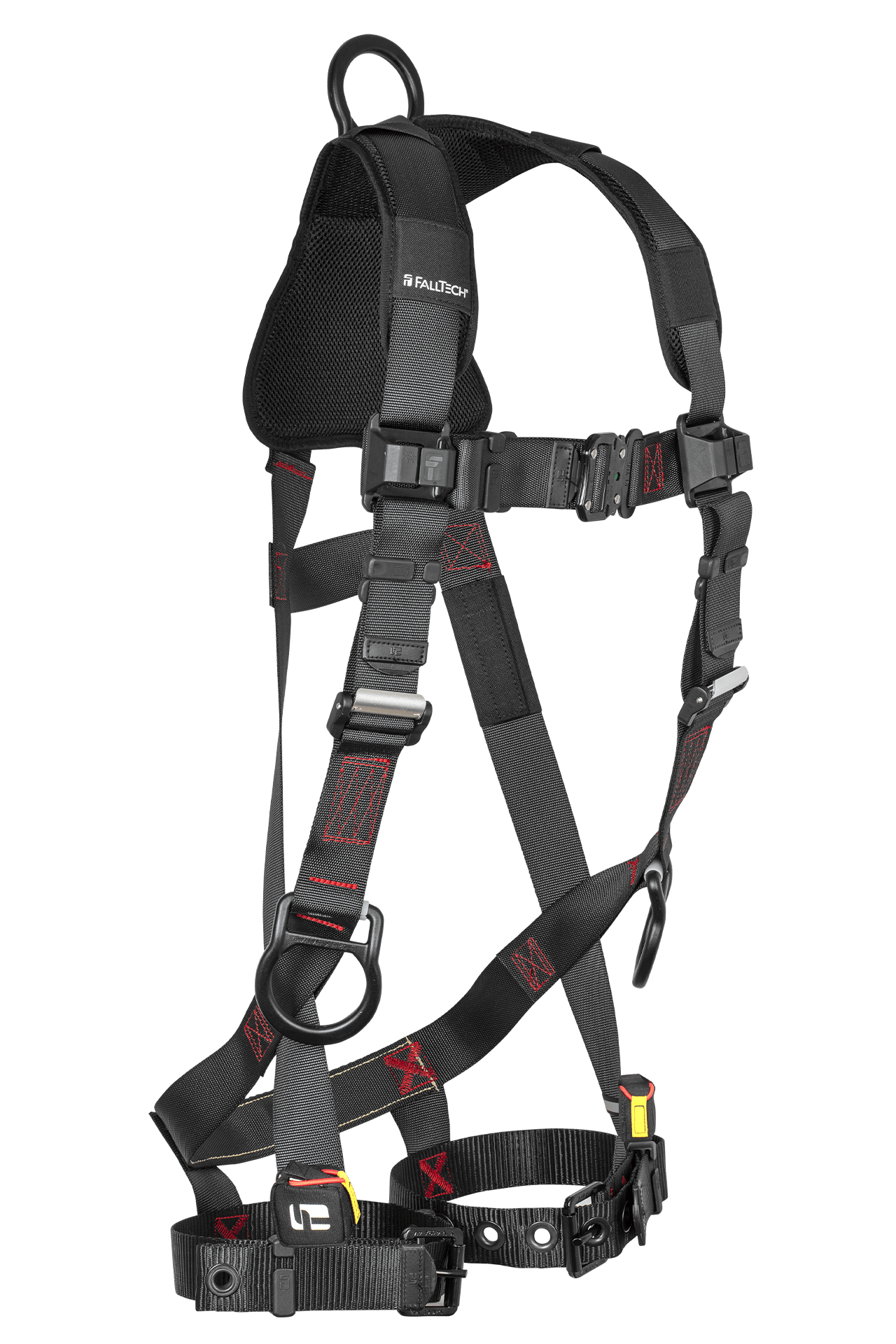 FALLTECH FT-IRON? 3D Standard Non-Belted Full Body Harness, Tongue Buckle Leg Adjustment