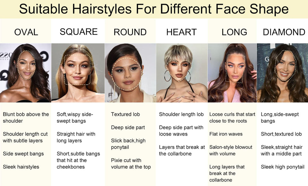 best hairstyle for different face shape