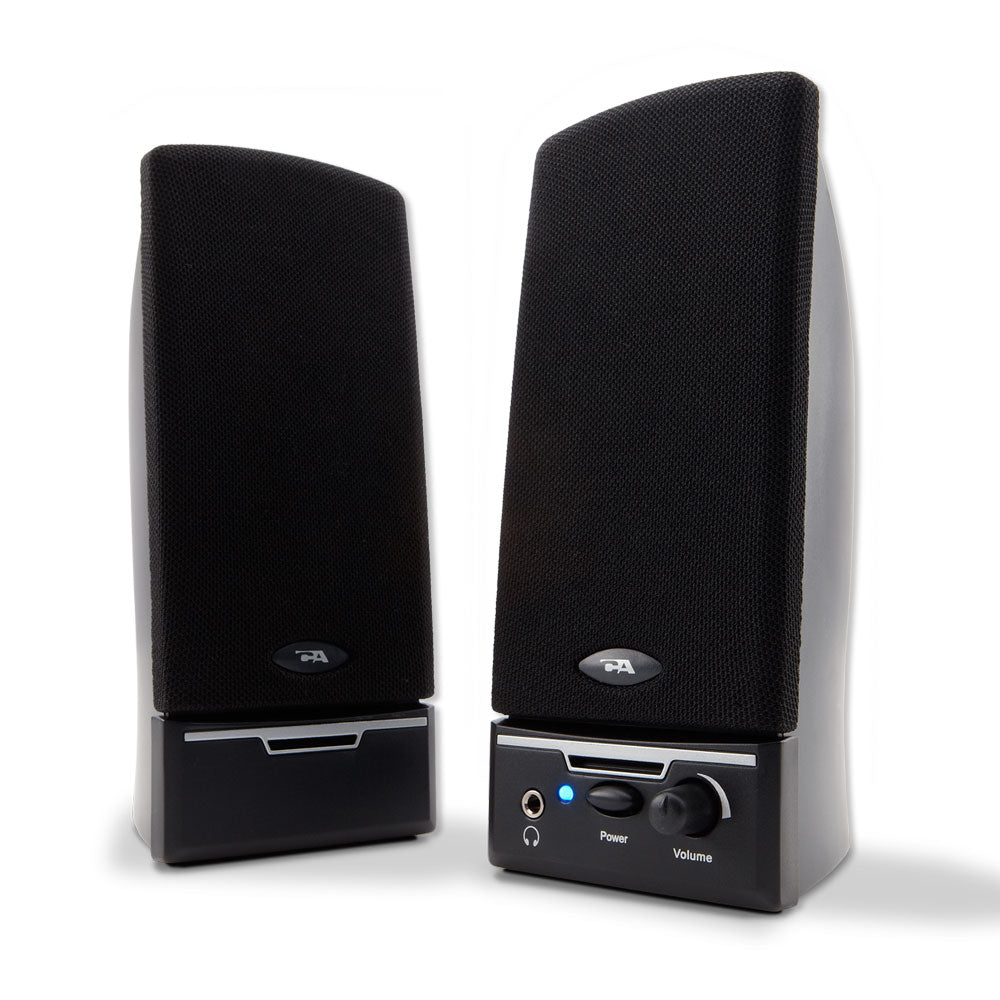 Cyber Acoustics - CA2014 2pc Desktop Speakers - BK, 4W