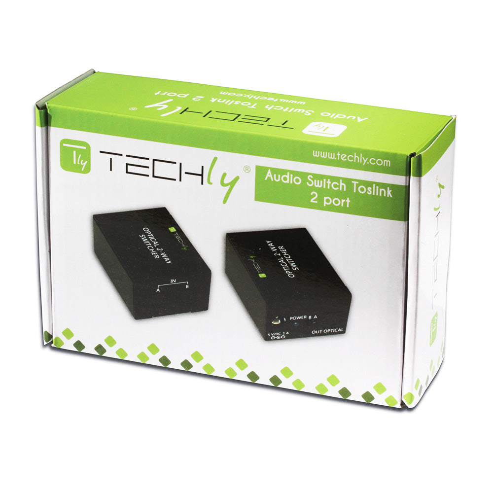 Switch Audio Toslink 2 Ports by Techly