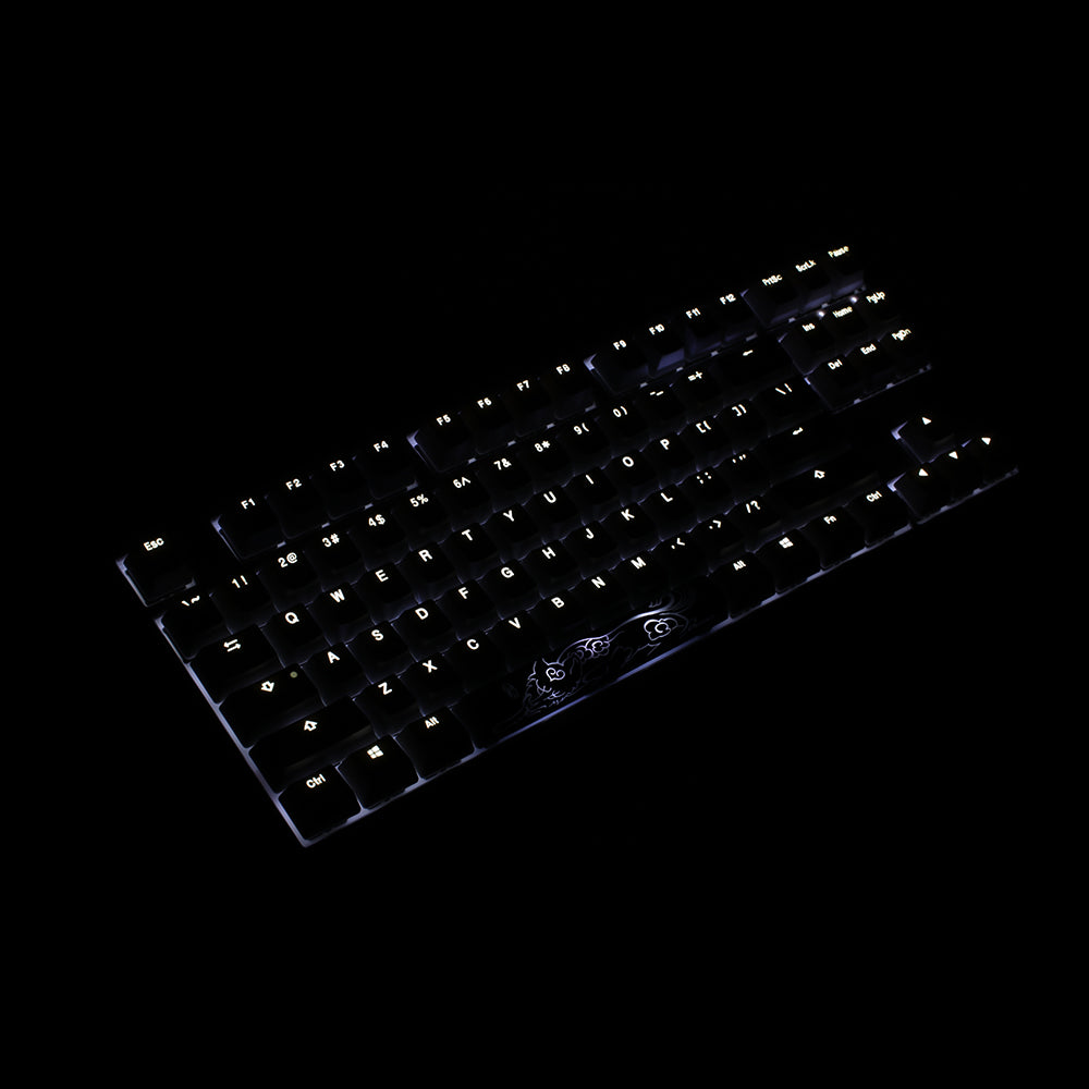 Ducky ONE 2 White LED TKL - Cherry MX Red