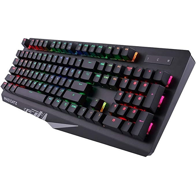 Mad Catz - The Authentic S.T.R.I.K.E. 4 Gaming Keyboard- Black