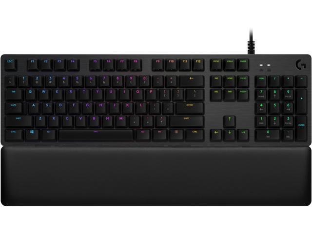 Logitech G513 Carbon Lightsync RGB Mechanical Gaming Keyboard with GX Brown Switches (Tactile)