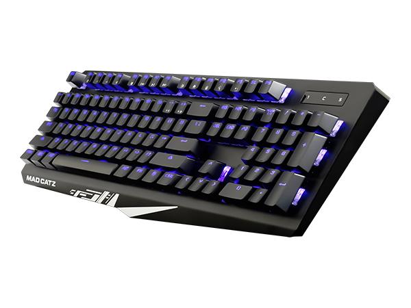Mad Catz - The Authentic S.T.R.I.K.E. 4 Gaming Keyboard- Black