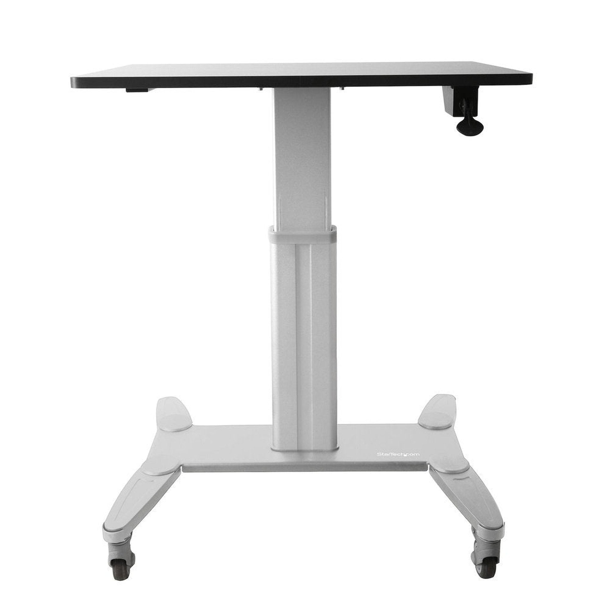 Startech Mobile Standing Desk Ergonomic Cart - On Wheels with One-Touch Locking