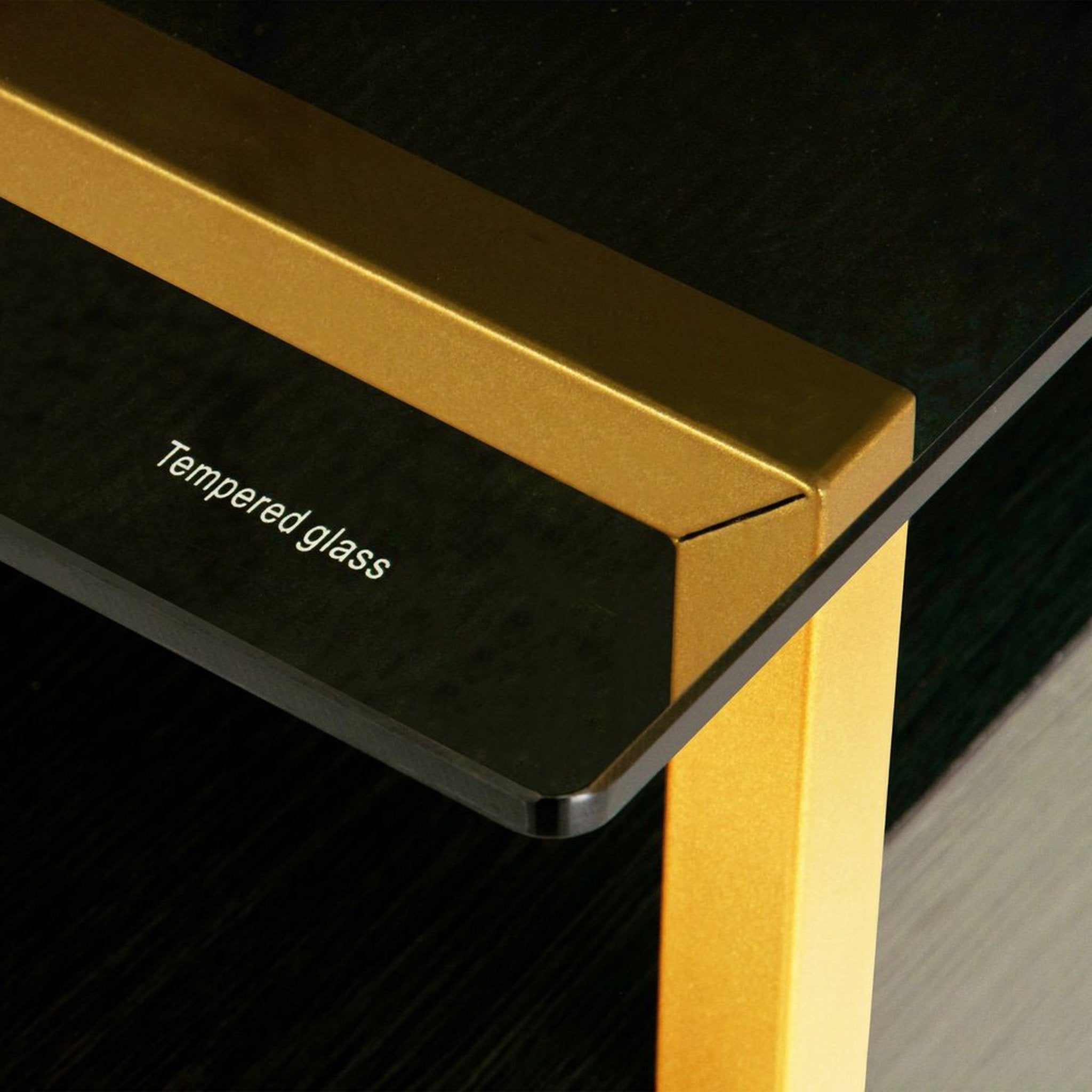 Techni Mobili Gold Computer Desk with Storage