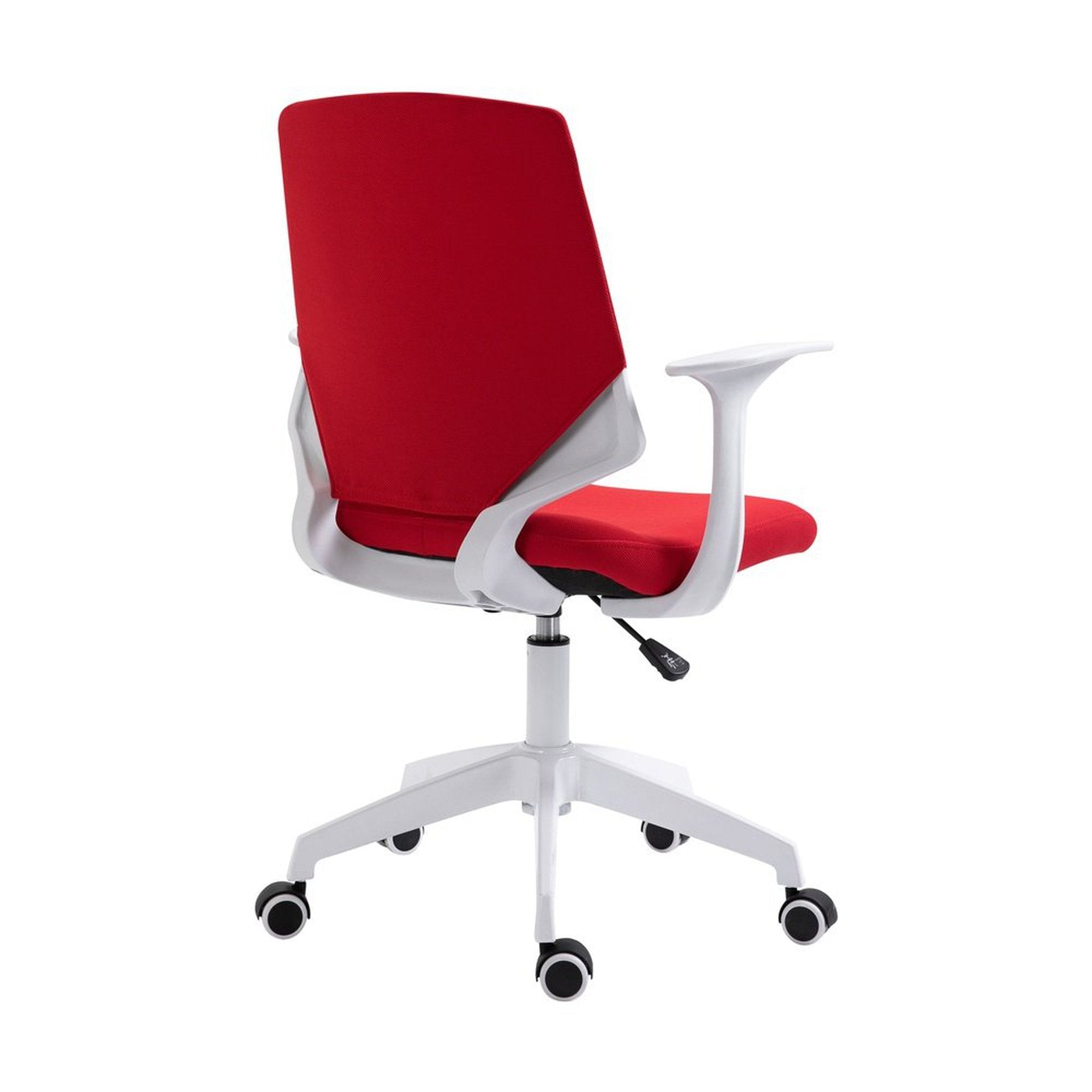 Techni Mobili Height Adjustable Mid Back Office Chair, Red