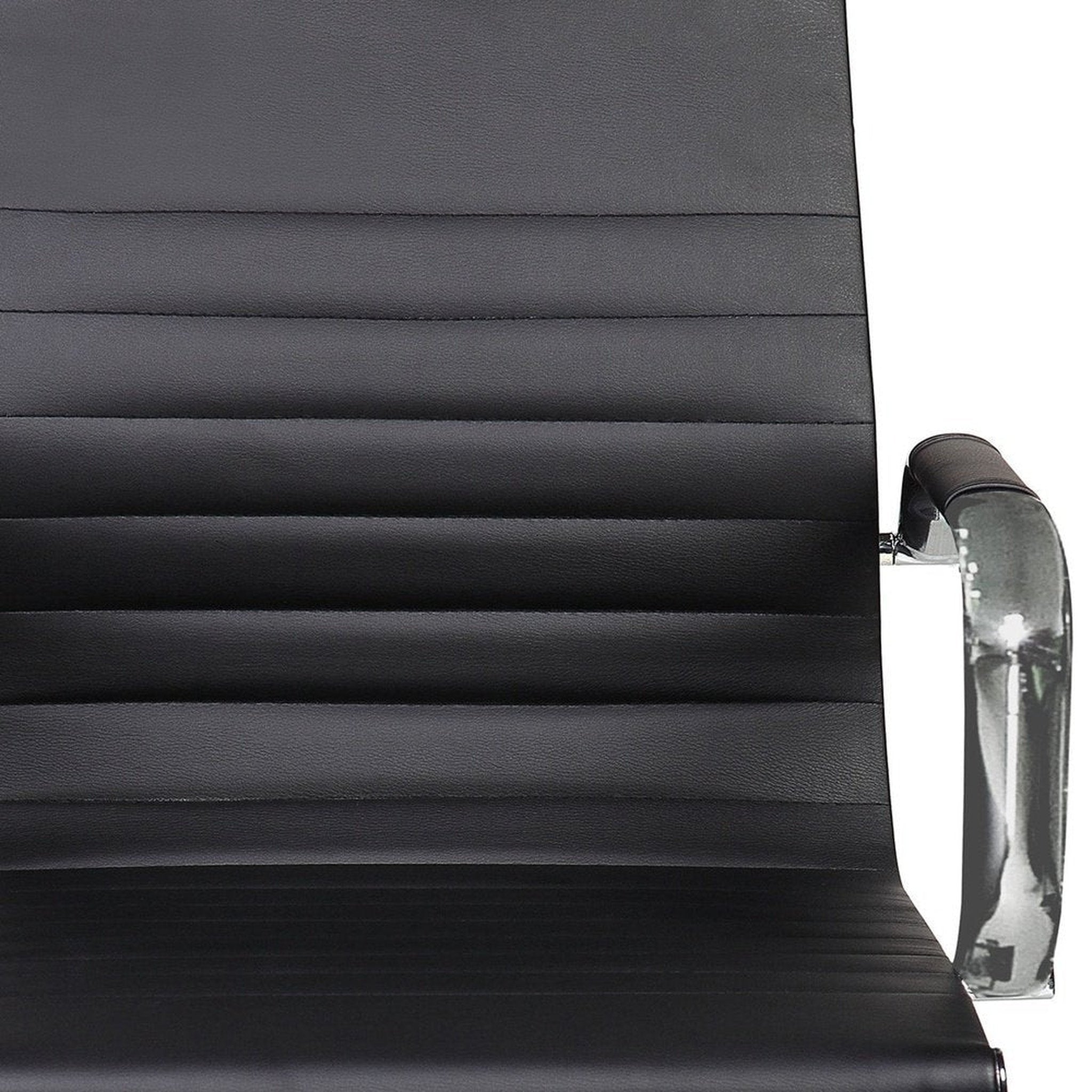 Techni Mobili Modern Visitor Office Chair, Black