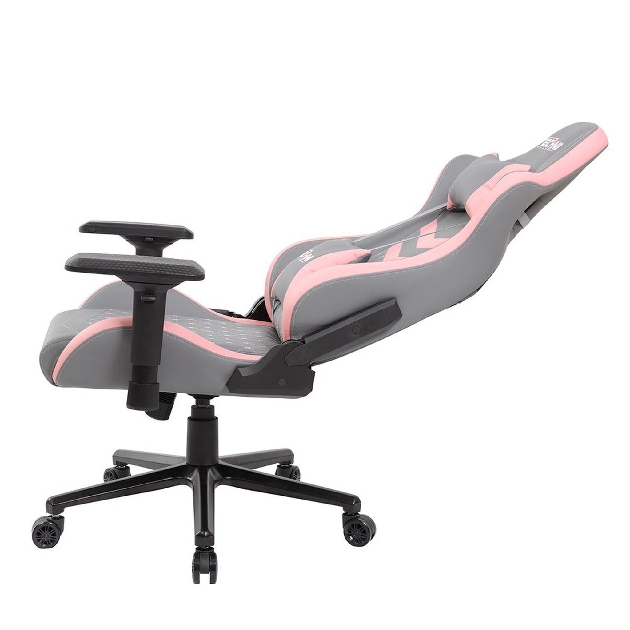 Techni Sport TS83 GameMaster Series Pink/Grey Gaming Chair High Back Racer Style