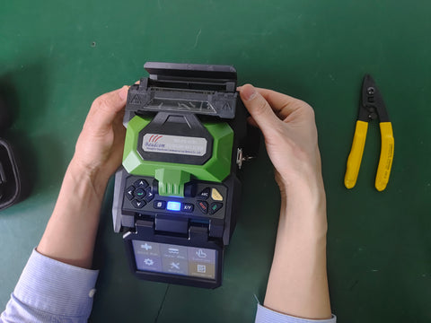 Insert the cooling tree in the back of the heating trough.
