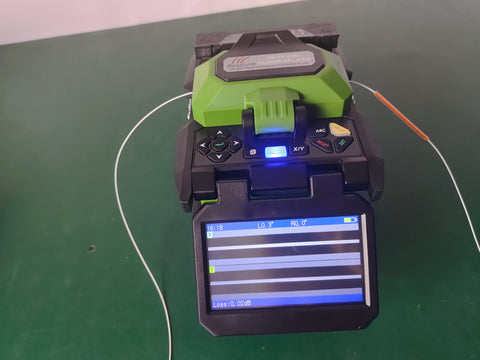 start the fusion splicing