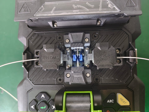 start the fusion splicing